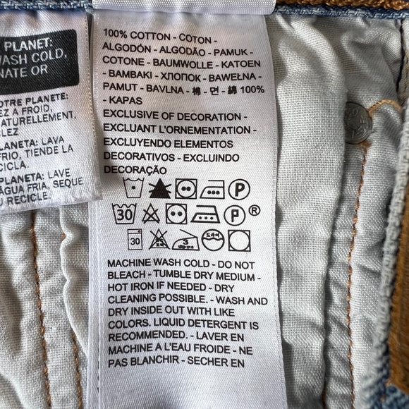 Levi’s 501 Button Cotton Cut-Off Denim Shorts Sz 26 - Picture 11 of 12